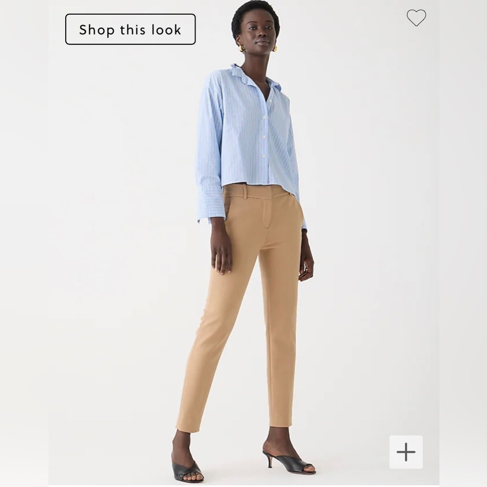 J.Crew Cameron slim cropped pant in four-season stretch